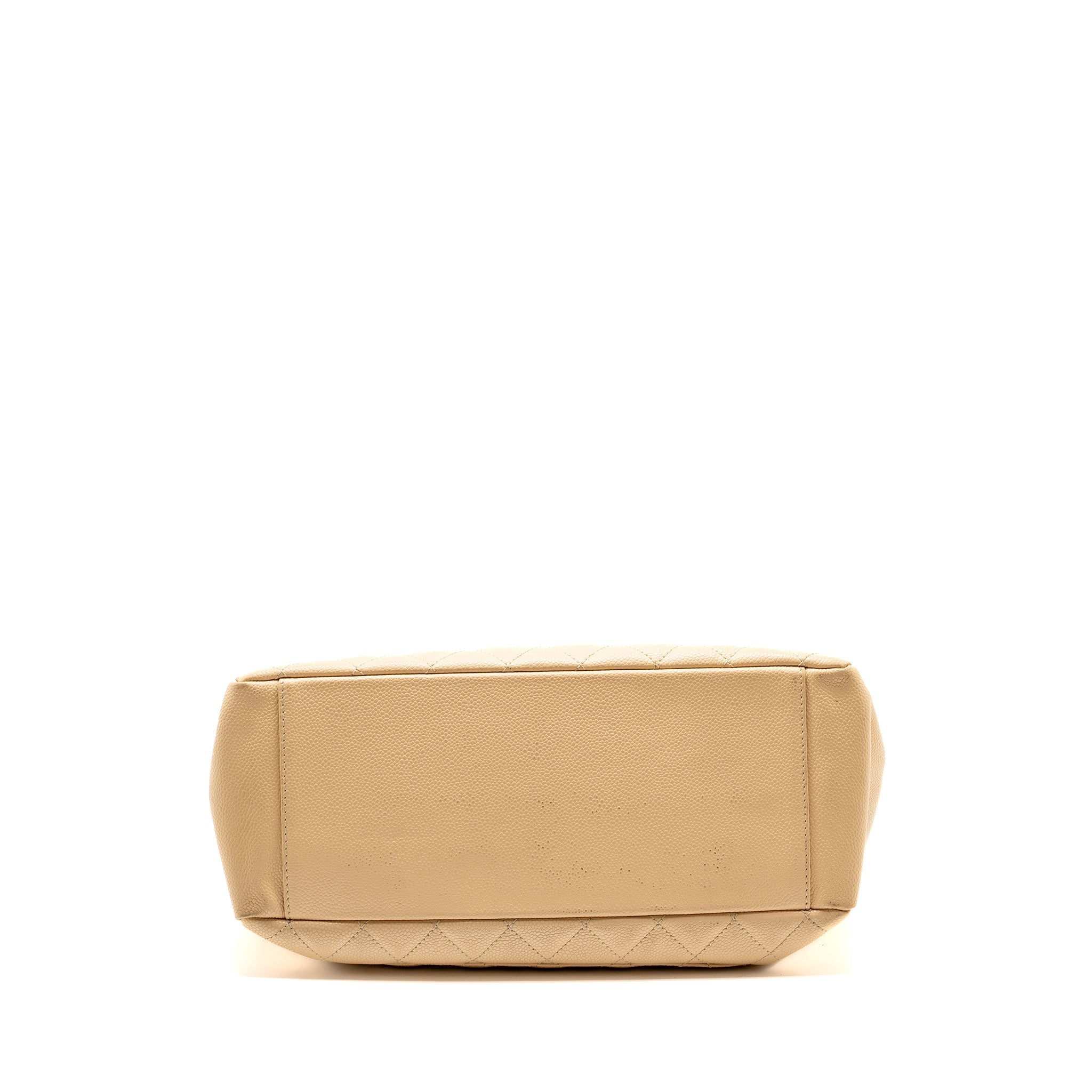 Chanel Grand Shopping Tote Bag Caviar Beige
