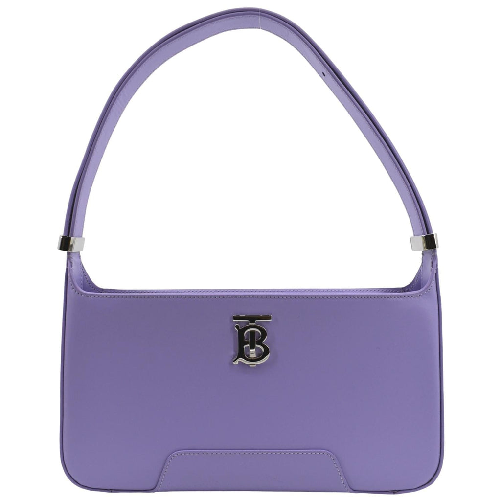 BURBERRY Medium TB Leather Shoulder Bag Soft Violet