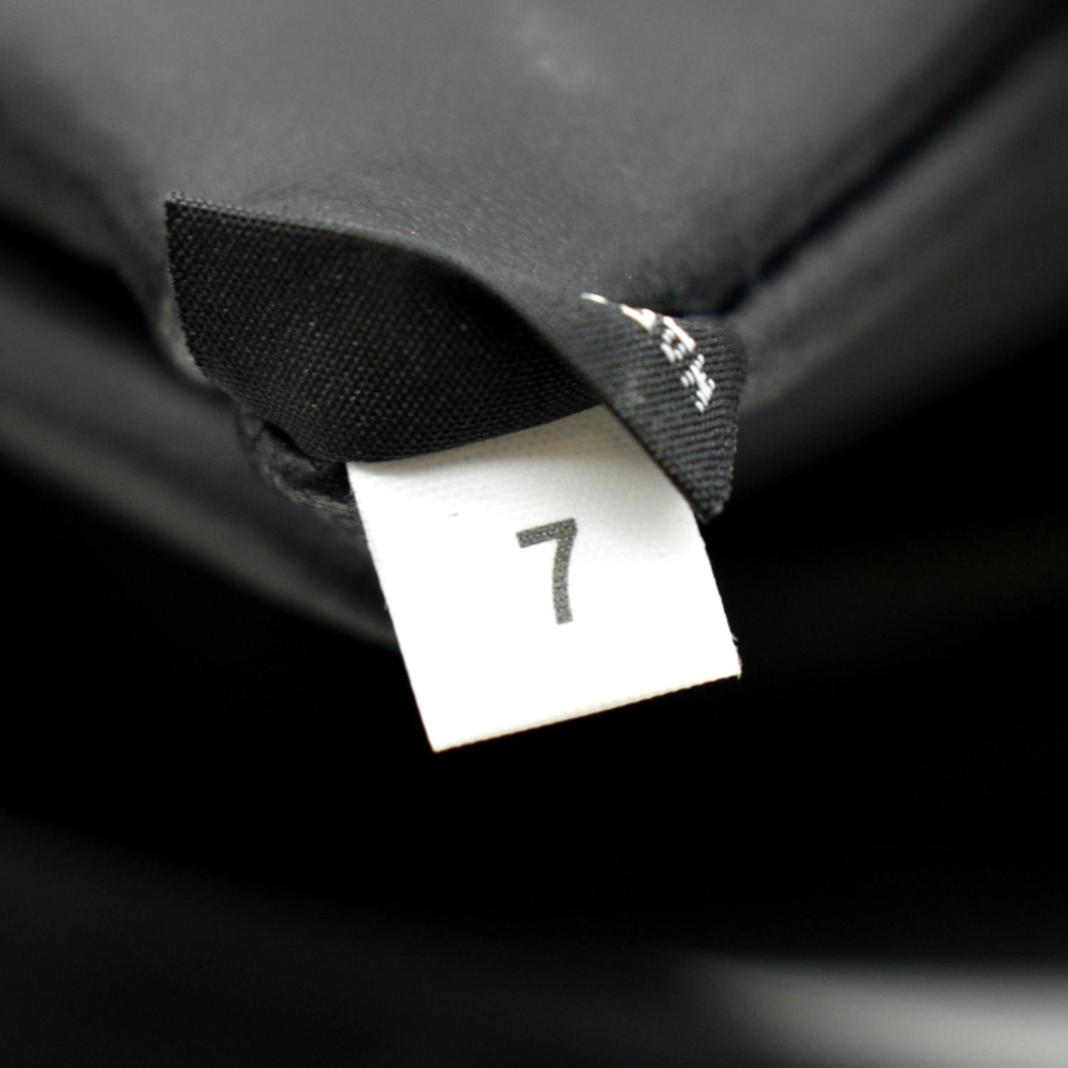 PRADA Small Antique Nappa Leather Tote Black