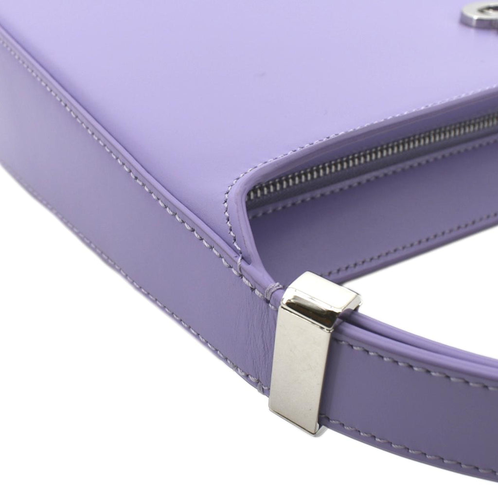 BURBERRY Medium TB Leather Shoulder Bag Soft Violet