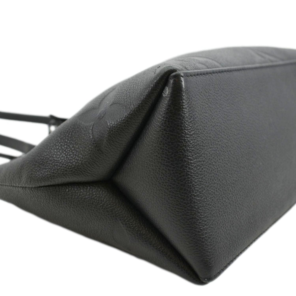 LOUIS VUITTON Petit Palais Monogram Empreinte Leather Shoulder Bag Black