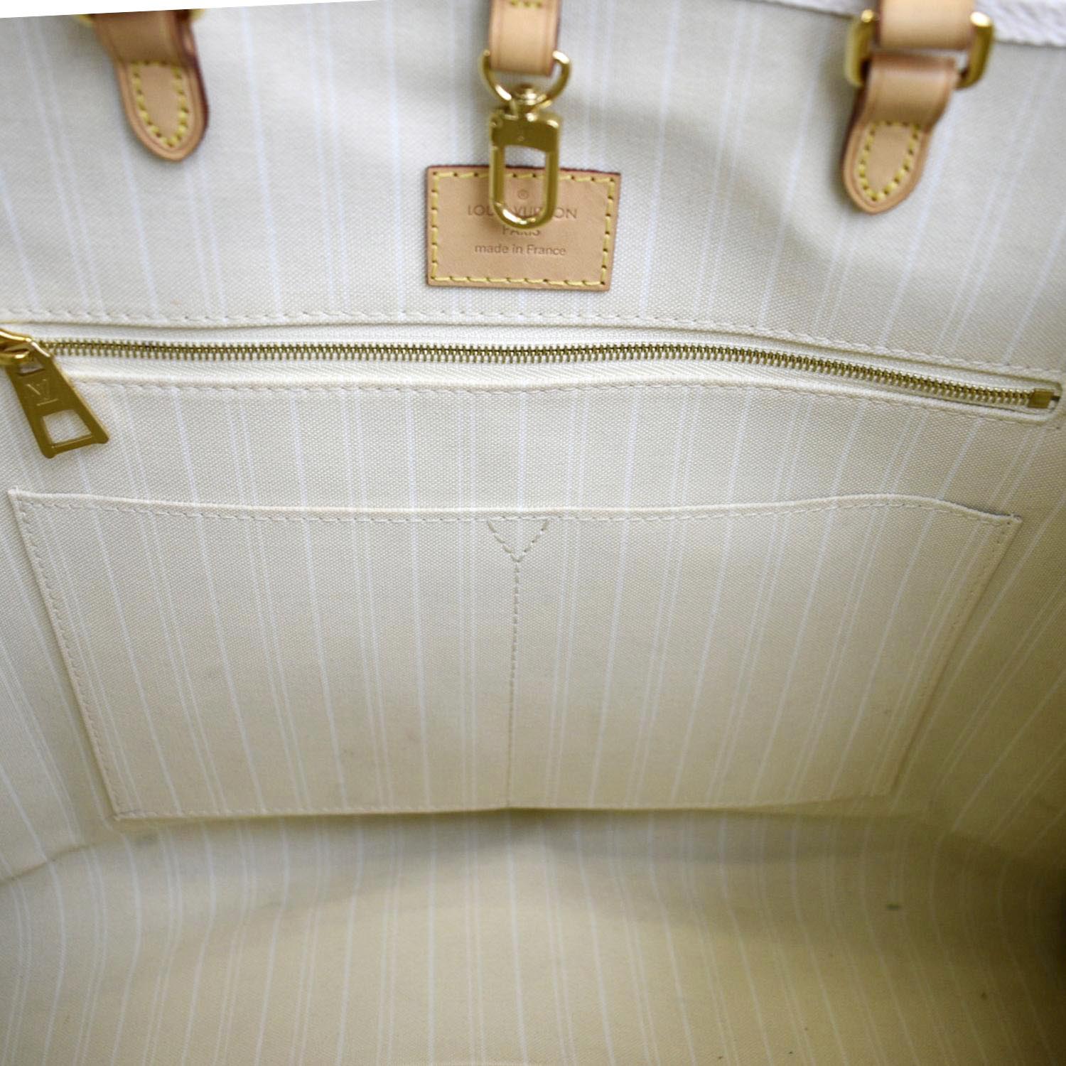 LOUIS VUITTON Pool Onthego GM Monogram Tote Shoulder Bag Blue