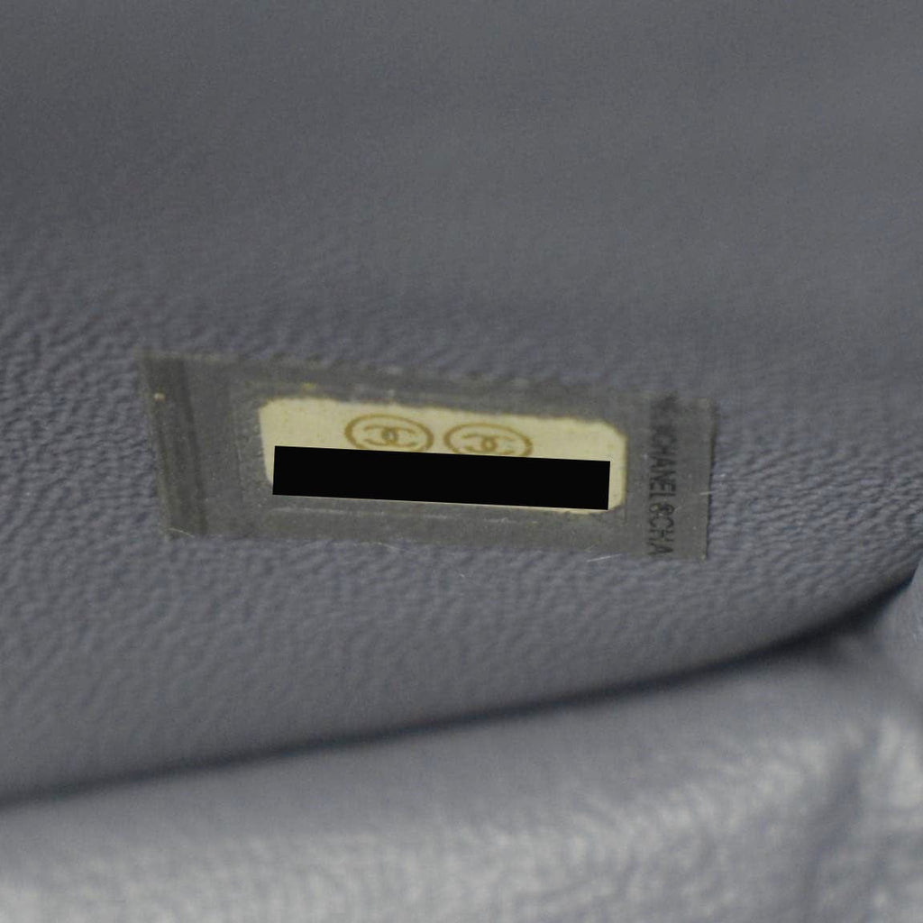 CHANEL Classic Maxi Double Flap Quilted Lambskin Leather Shoulder Bag Light Purple