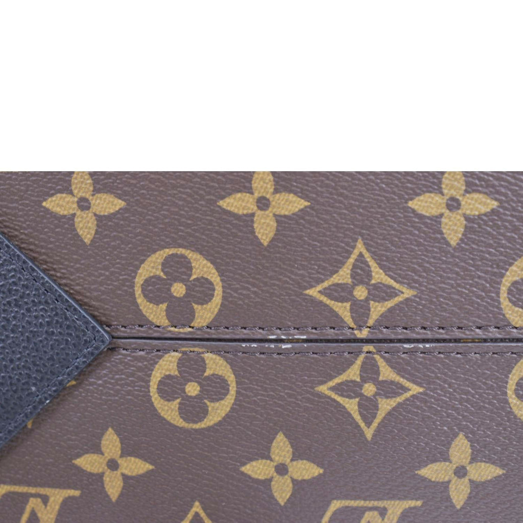 LOUIS VUITTON Vendome MM Monogram Canvas Shoulder Bag Black