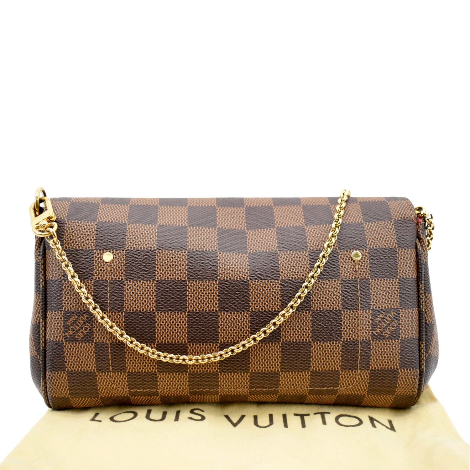 LOUIS VUITTON  Favorite PM Damier Ebene Shoulder Bag Brown