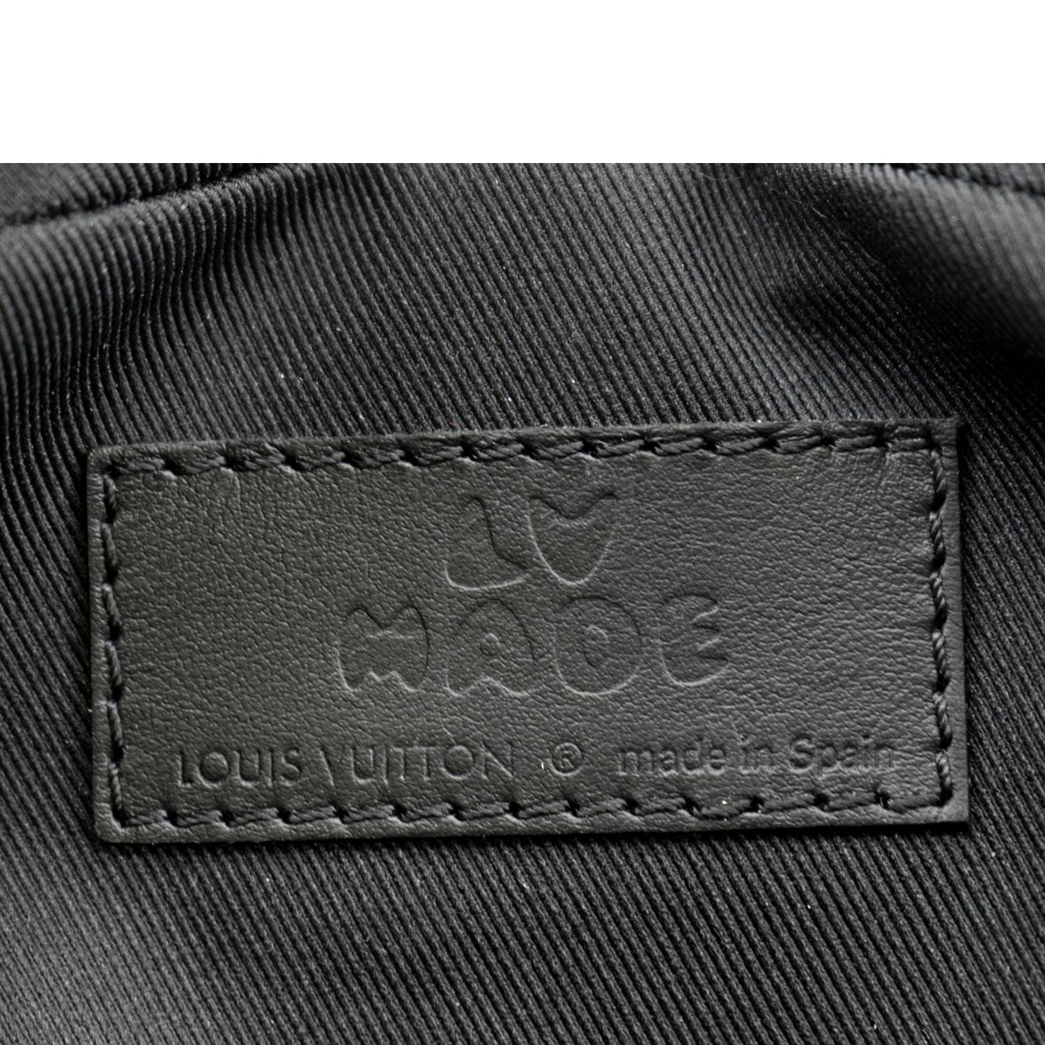LOUIS VUITTON Modular Sling Monogram Eclipse Shoulder Bag Black