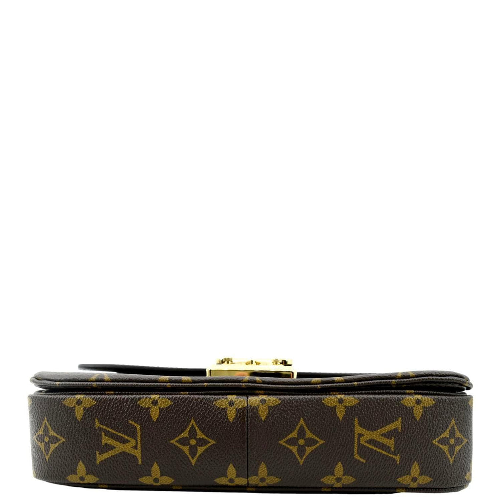 LOUIS VUITTON Marceau Monogram Canvas Shoulder Bag Black