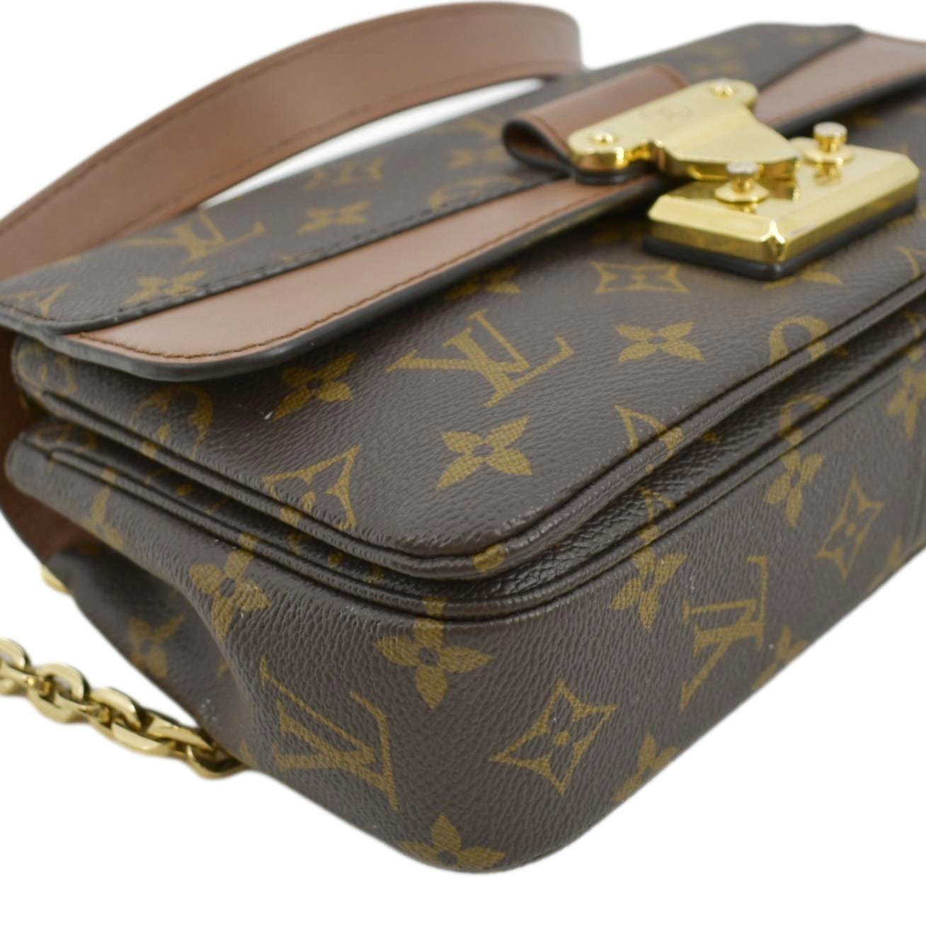LOUIS VUITTON Marceau Monogram Canvas Shoulder Bag Tan