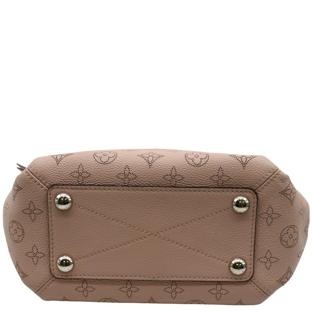 LOUIS VUITTON Babylone Mahina Calfskin Leather Shoulder Bag Pink