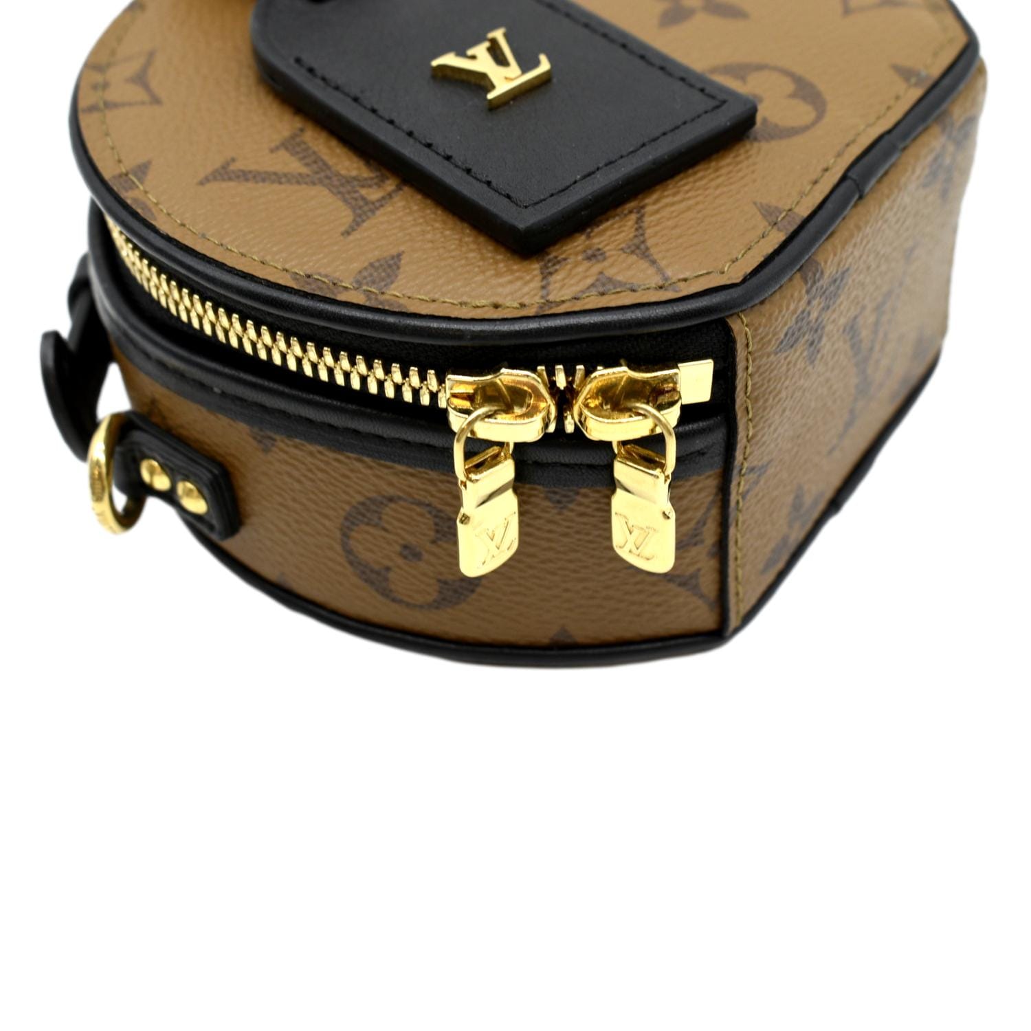 LOUIS VUITTON  Boite Chapeau Mini Reverse Monogram Canvas Shoulder Bag Brown