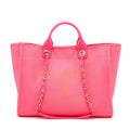 Chanel Deauville Tote Bag Hot Pink