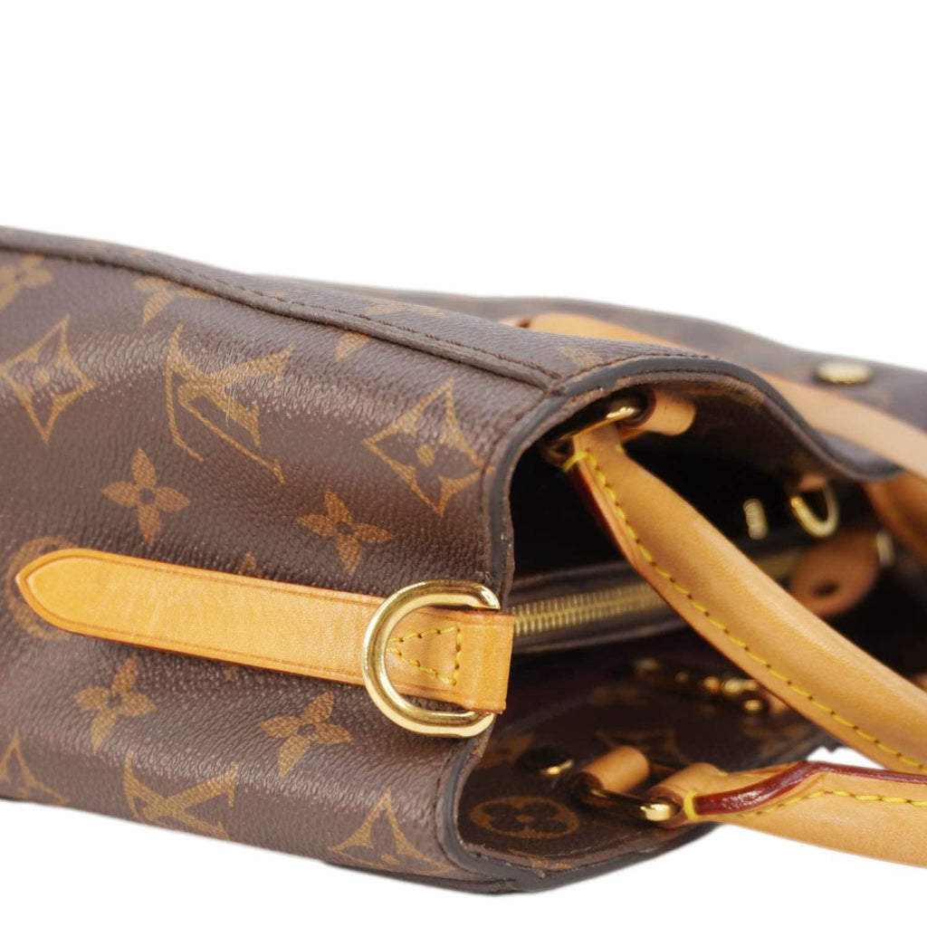 LOUIS VUITTON Montaigne BB Monogram Canvas Shoulder Bag Brown