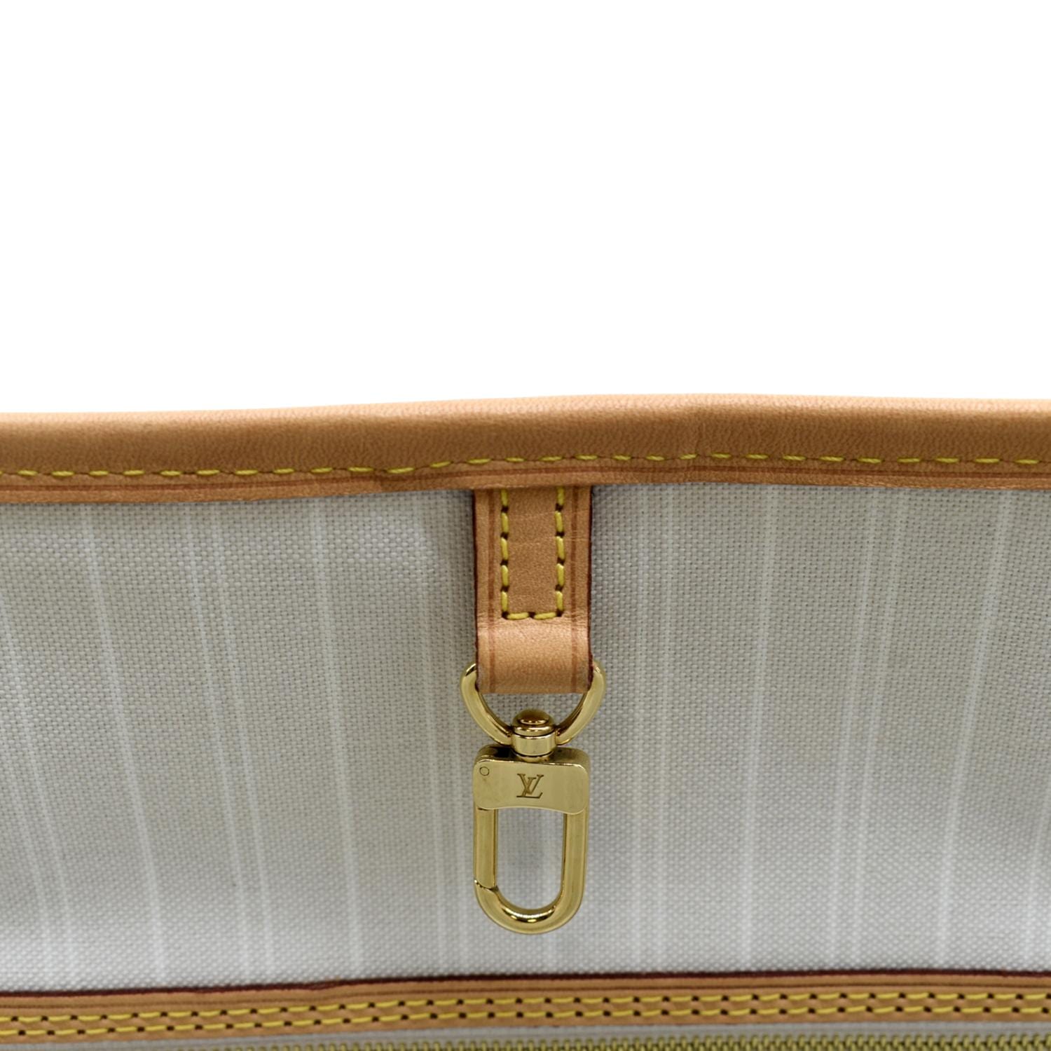 LOUIS VUITTON Neverfull MM By The Pool Monogram Giant Tote Bag Brume