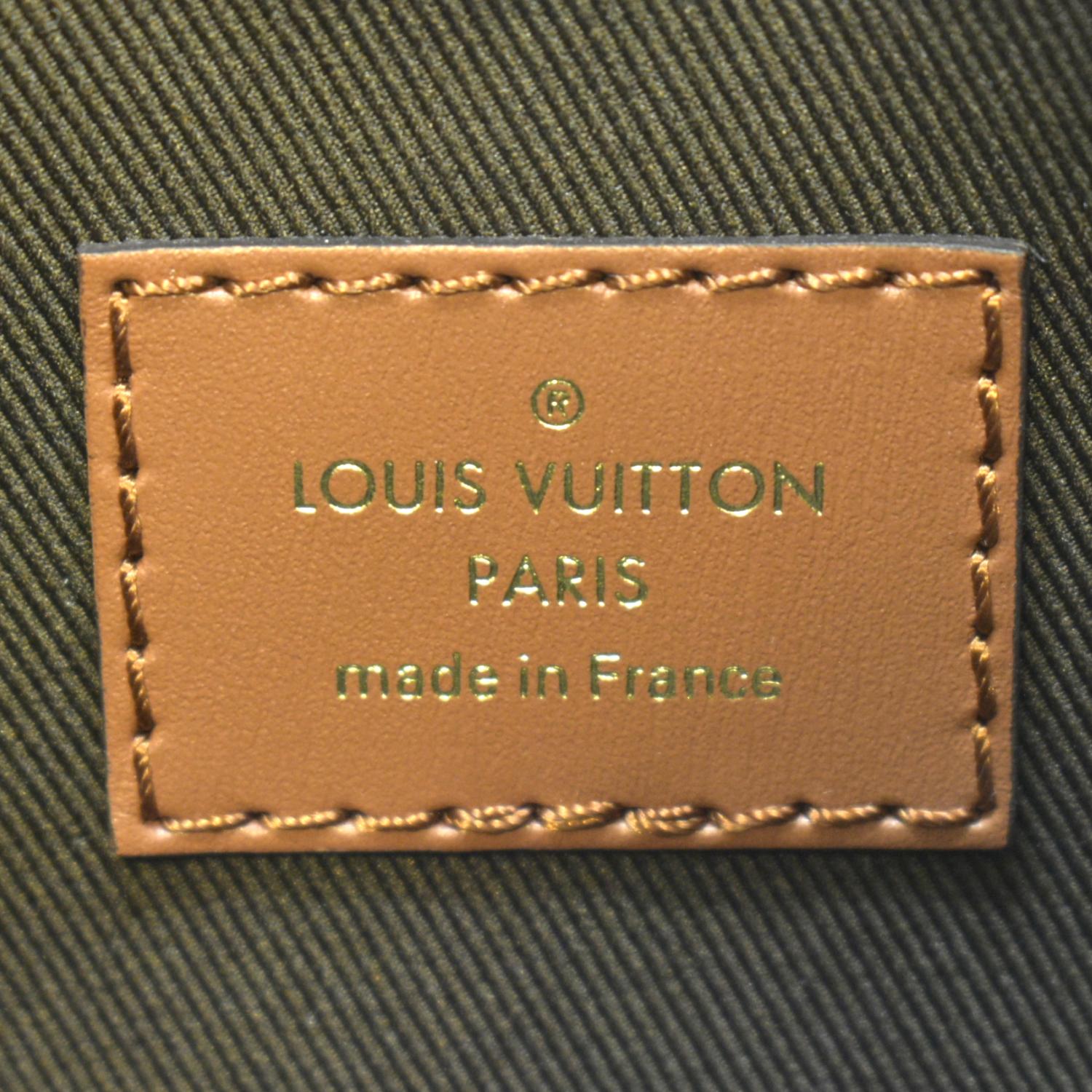 LOUIS VUITTON Loop Monogram Reverse Canvas Shoulder Bag Brown