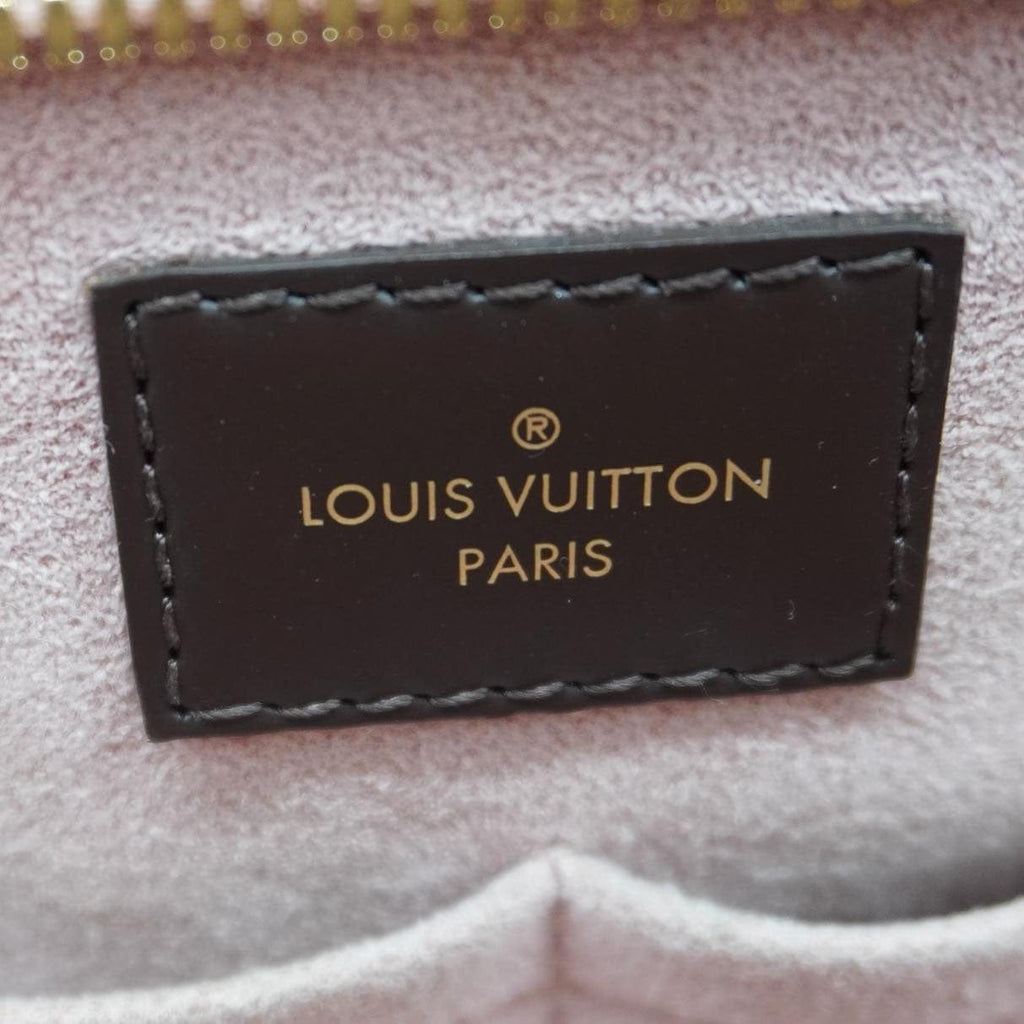 LOUIS VUITTON Jersey Damier Ebene Tote Shoulder Bag Pink