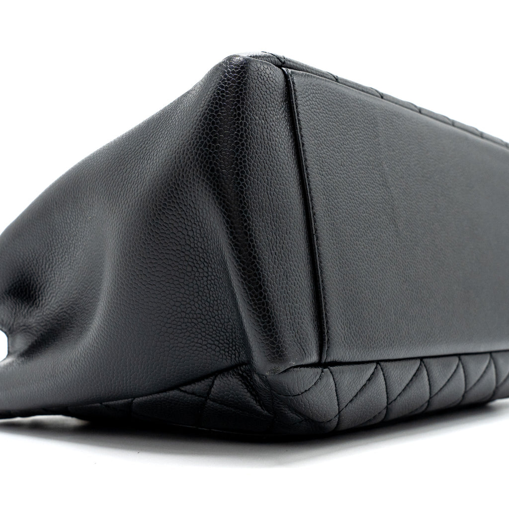 Chanel grand shopping tote bag caviar Black