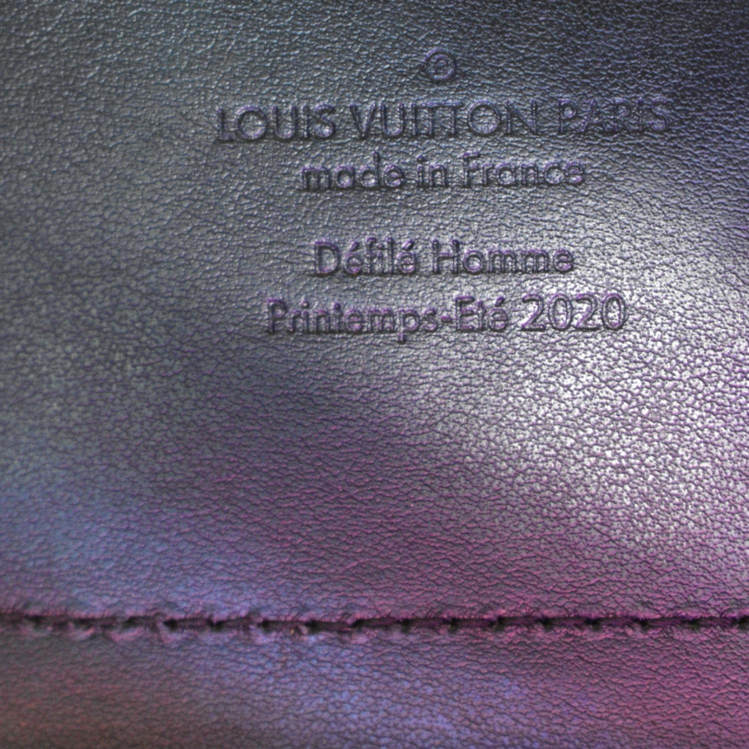 LOUIS VUITTON Soft Trunk Monogram Prism Shoulder Bag Black