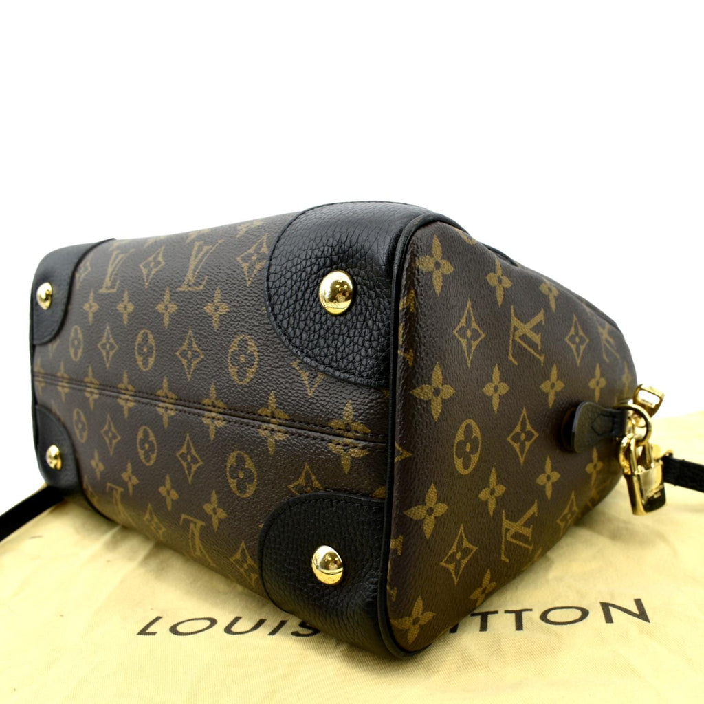 LOUIS VUITTON Retiro Monogram Canvas Shoulder Bag Brown