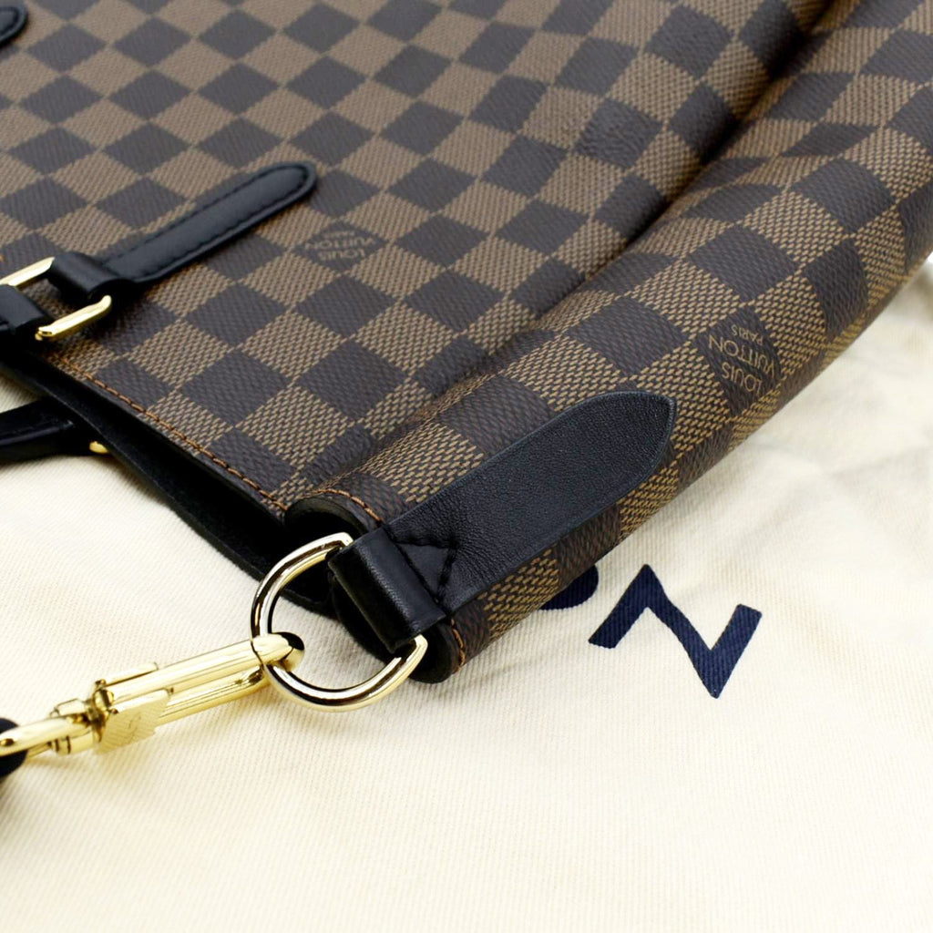 LOUIS VUITTON Belmont Damier Ebene Shoulder Bag Brown