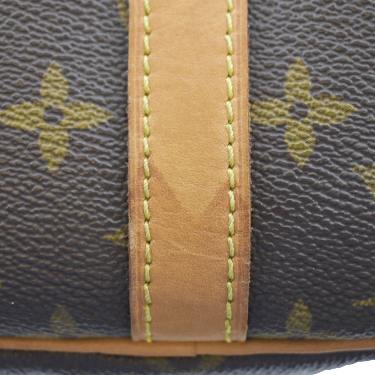 LOUIS VUITTON Speedy 30 Bandouliere Monogram Canvas Shoulder Bag Brown