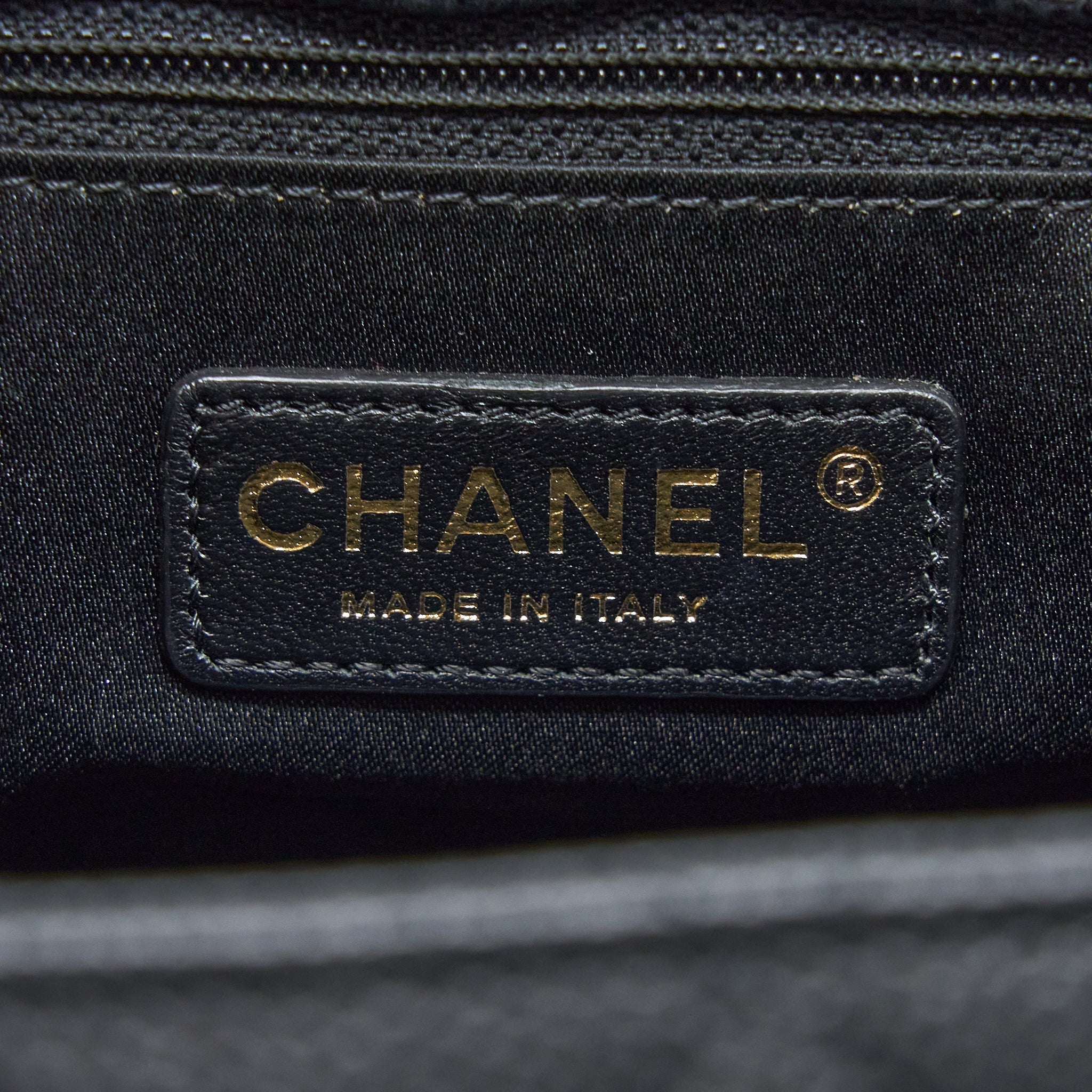 Chanel Grand Shopping Tote Bag Caviar Black