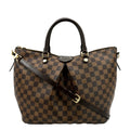 LOUIS VUITTON Siena GM Damier Ebene Shoulder Bag Brown