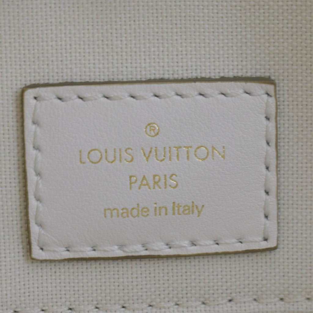LOUIS VUITTON Onthego Spring City Giant Monogram Leather Shoulder Bag Bicolor