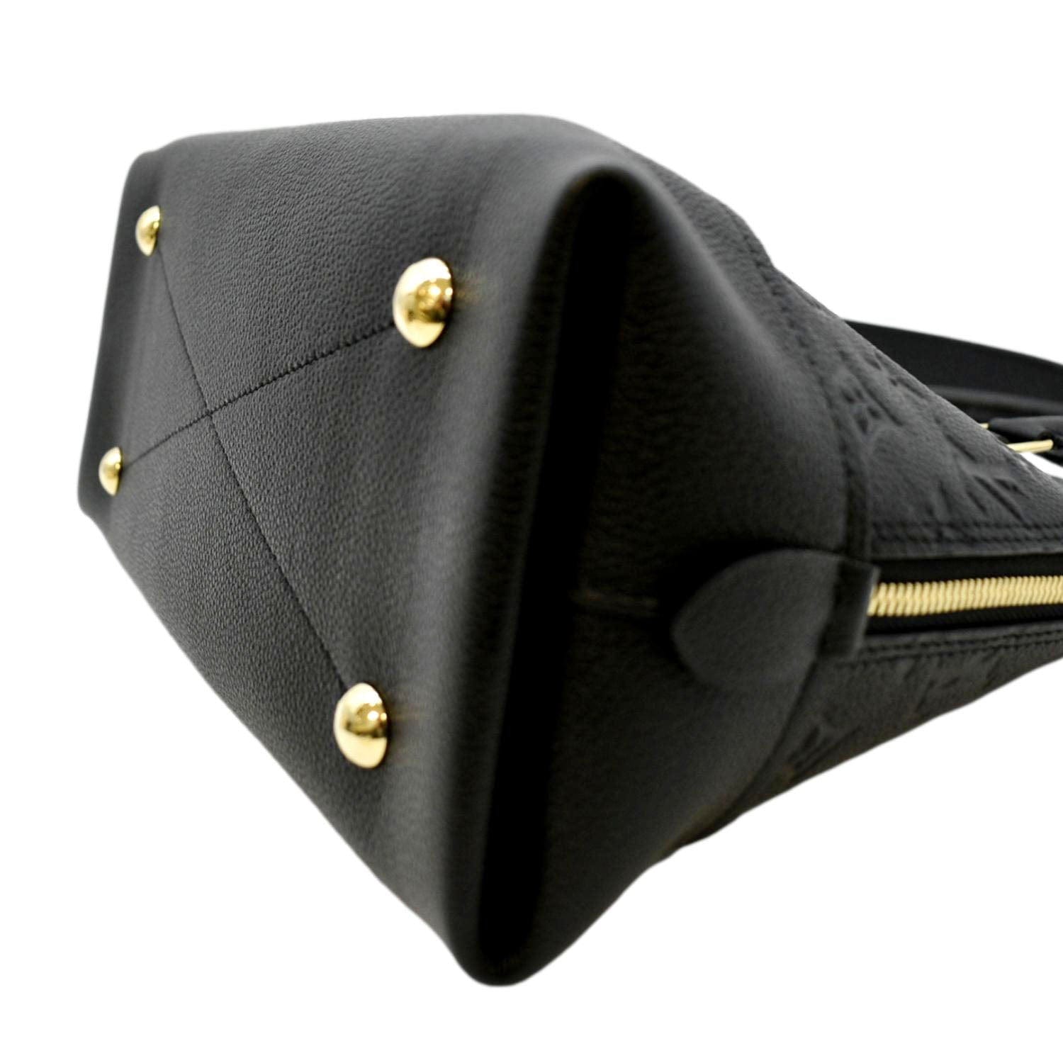 LOUIS VUITTON Neo Alma PM Monogram Empreinte Shoulder Bag Black