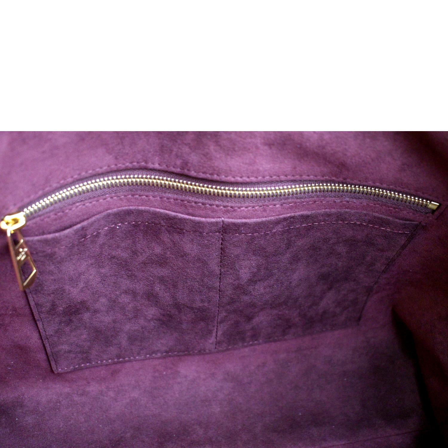 LOUIS VUITTON Carryall MM Monogram Canvas Shoulder Bag Brown