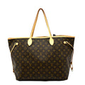 LOUIS VUITTON Neverfull GM Monogram Canvas Tote Bag Brown