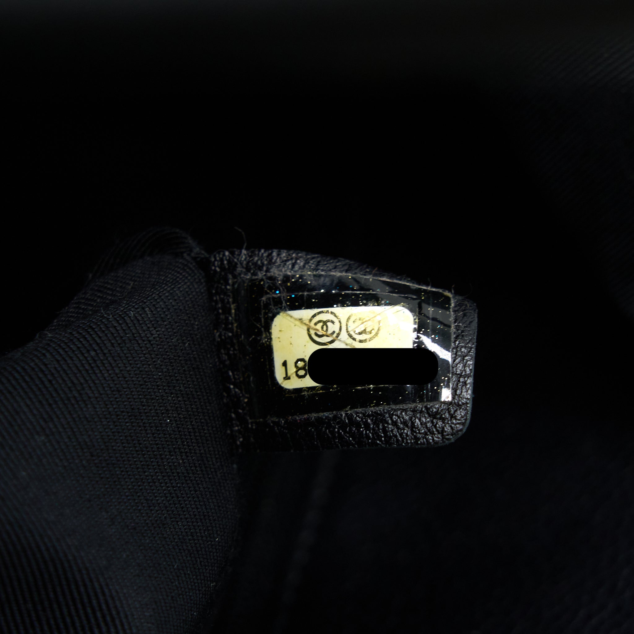 Chanel Cerf Tote Bag Grained Calfskin Black