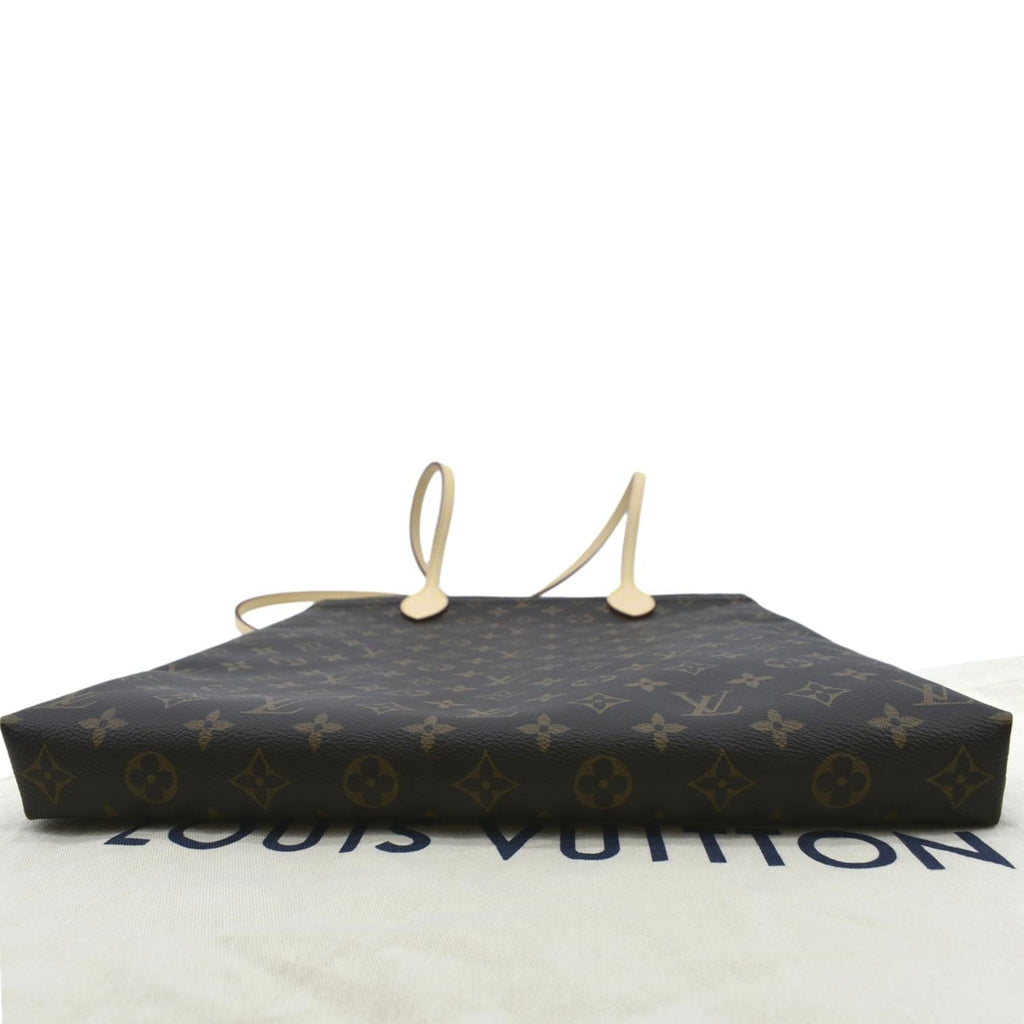 LOUIS VUITTON Carry it Monogram Canvas Shoulder Bag Brown