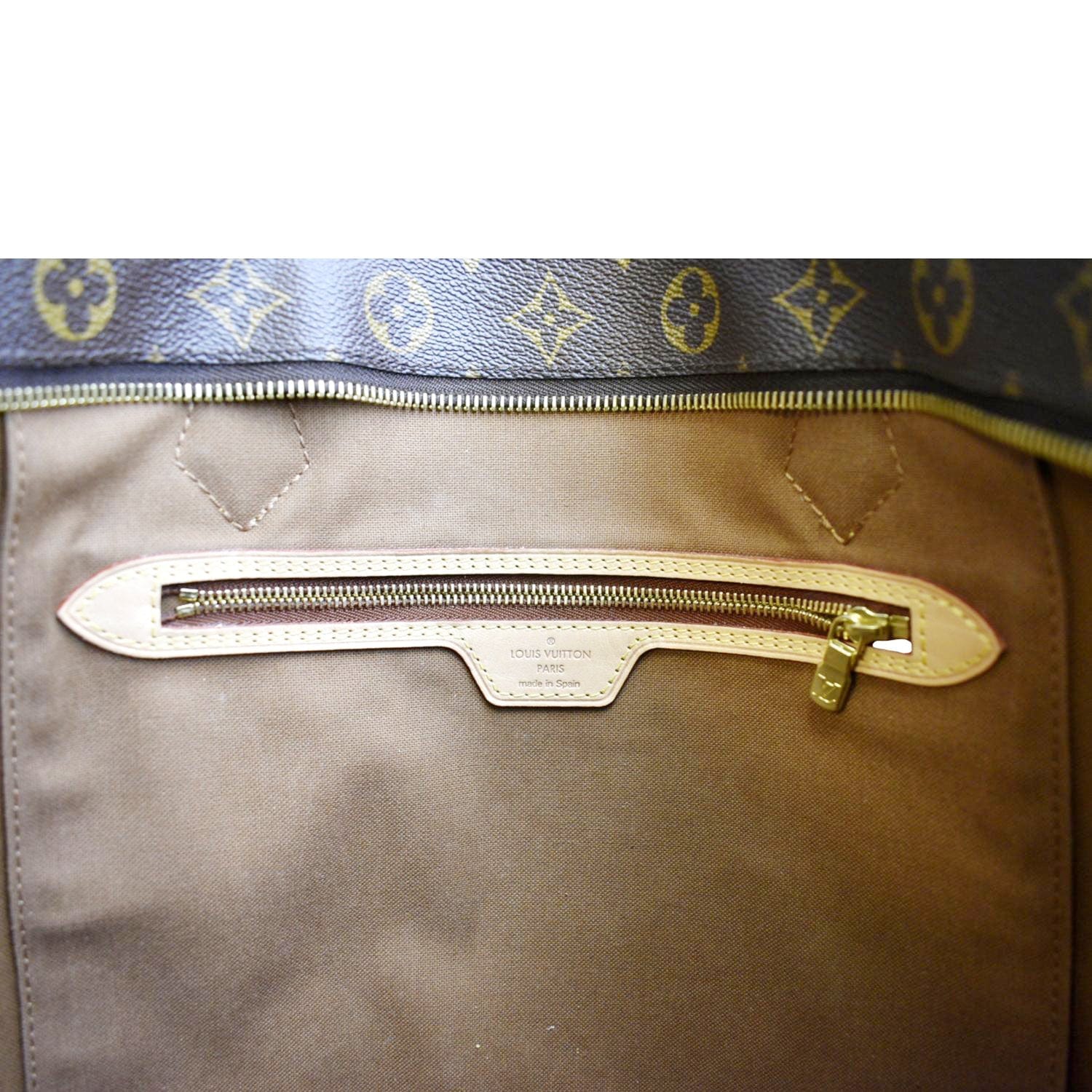 LOUIS VUITTON All-In MM Monogram Canvas Shoulder Bag Brown