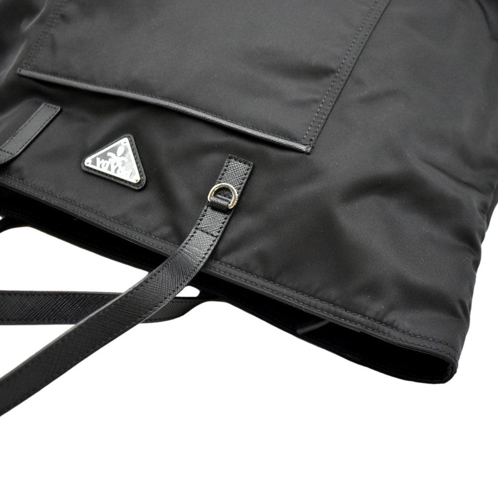 PRADA Nylon Tote Bag Black