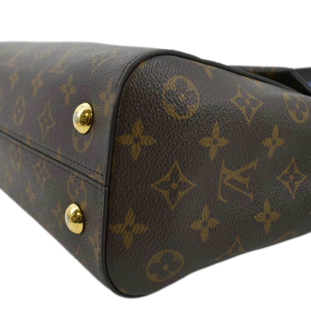 LOUIS VUITTON Cluny MM Monogram Canvas Shoulder Bag Brown