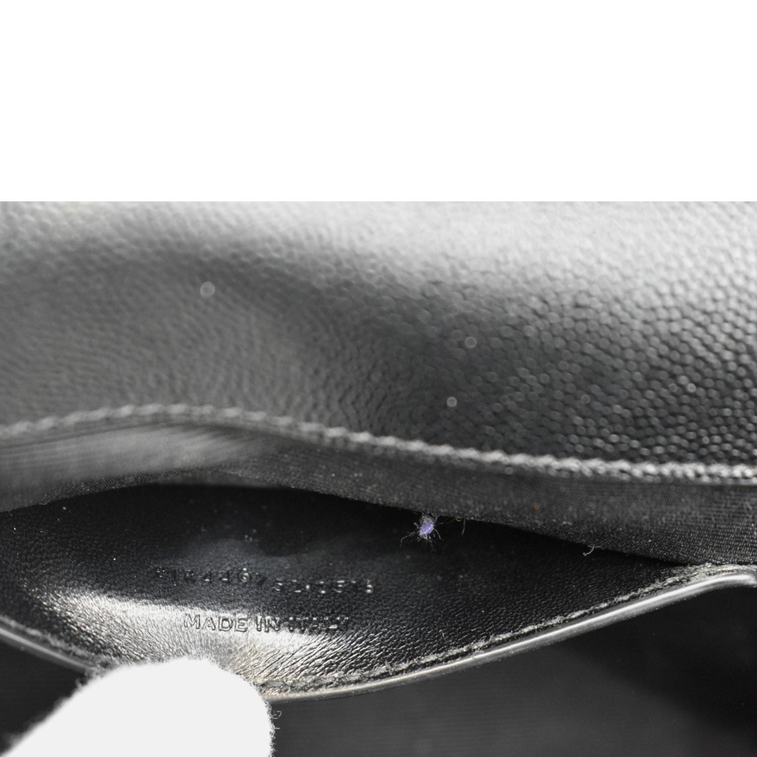 YVES SAINT LAURENT Kate Leather Shoulder Bag Black