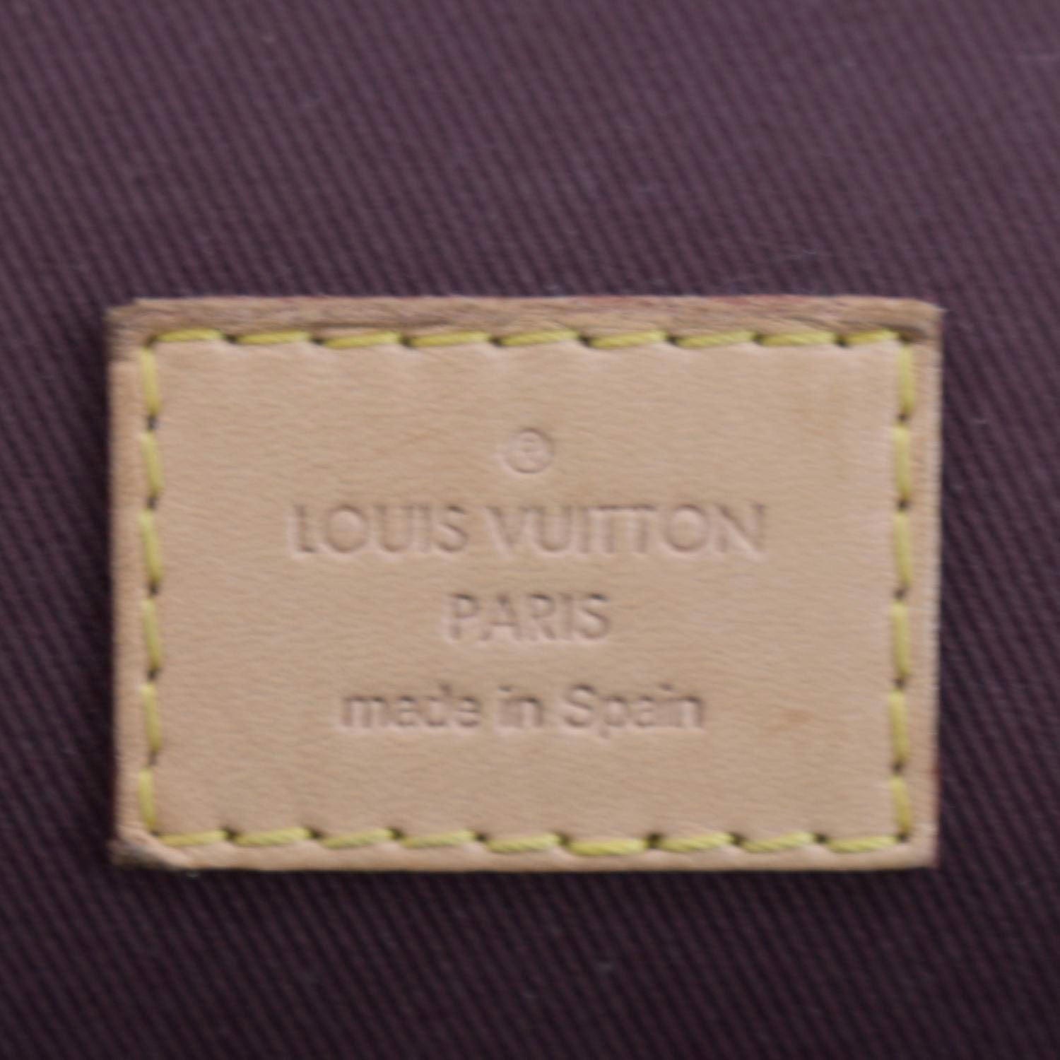 LOUIS VUITTON Cluny MM Monogram Canvas Shoulder Bag Brown