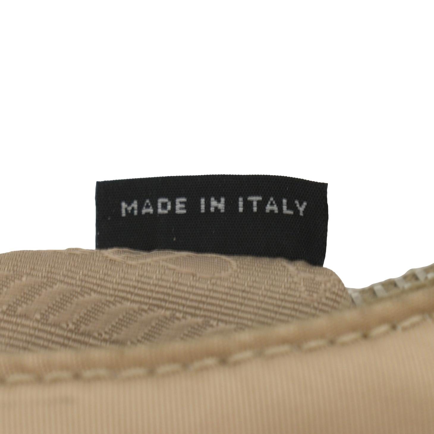 PRADA Re-Edition 2005 Re-Nylon Shoulder Bag Beige