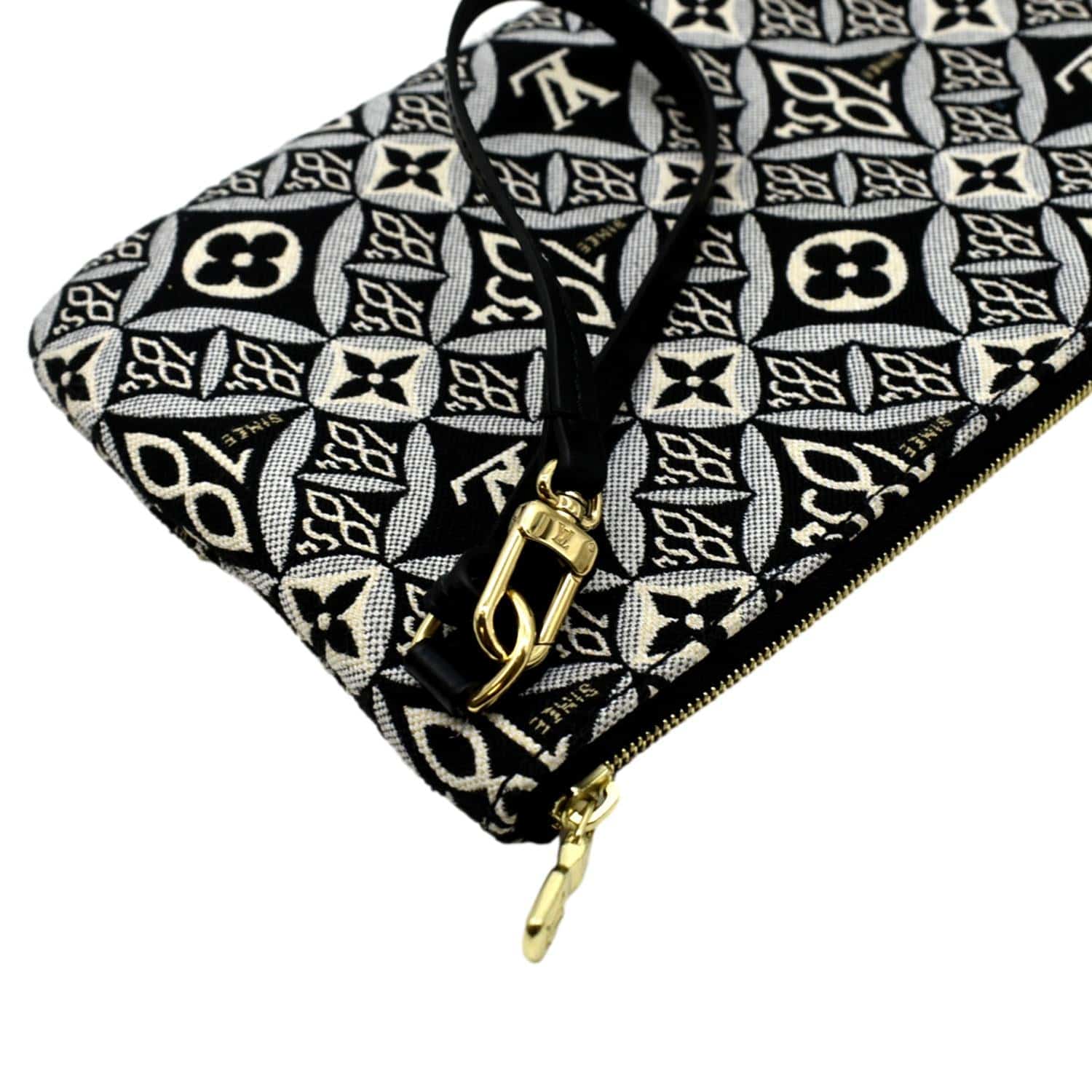 LOUIS VUITTON Since 1854 Neverfull MM Jacquard Shoulder Bag Grey