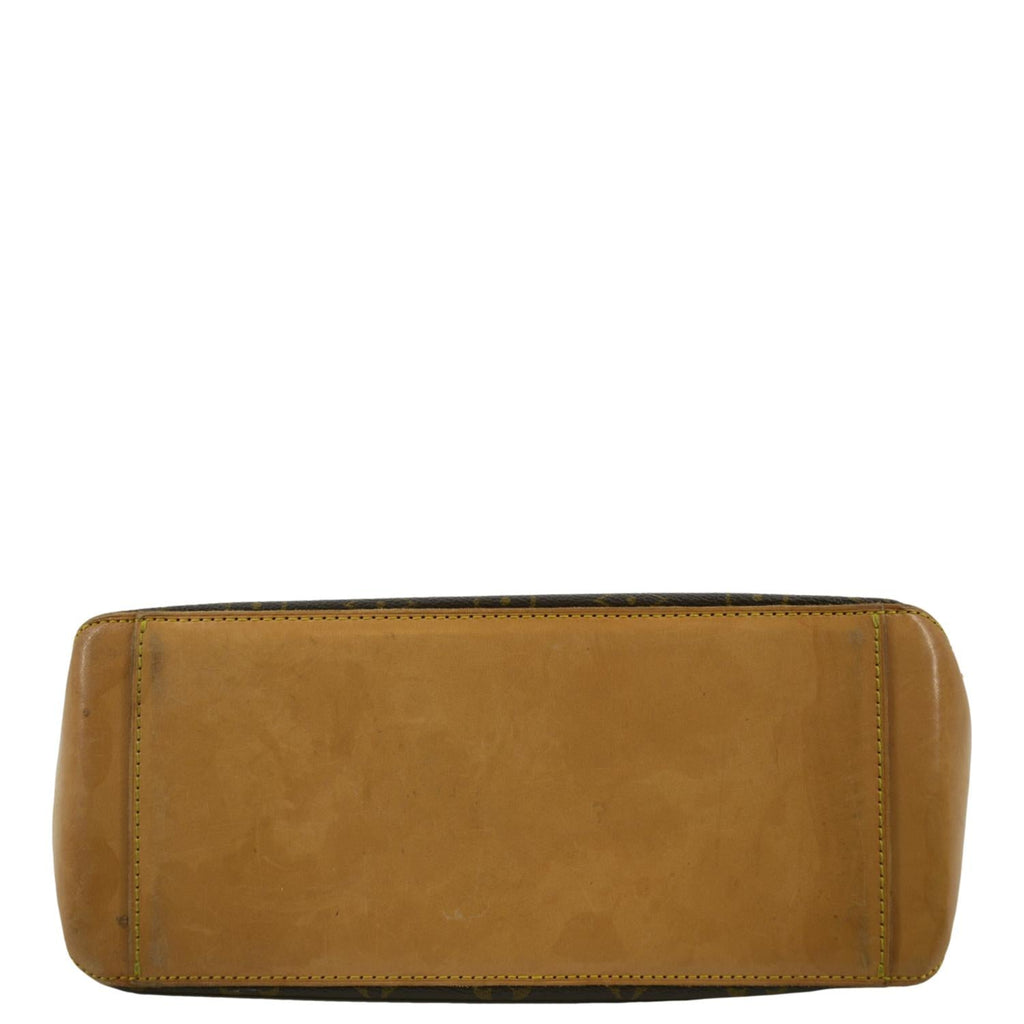 LOUIS VUITTON Cabas Piano Monogram Canvas Shoulder Bag Brown