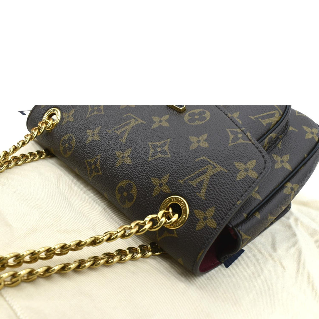 LOUIS VUITTON Passy NM Monogram Canvas Shoulder Bag Brown