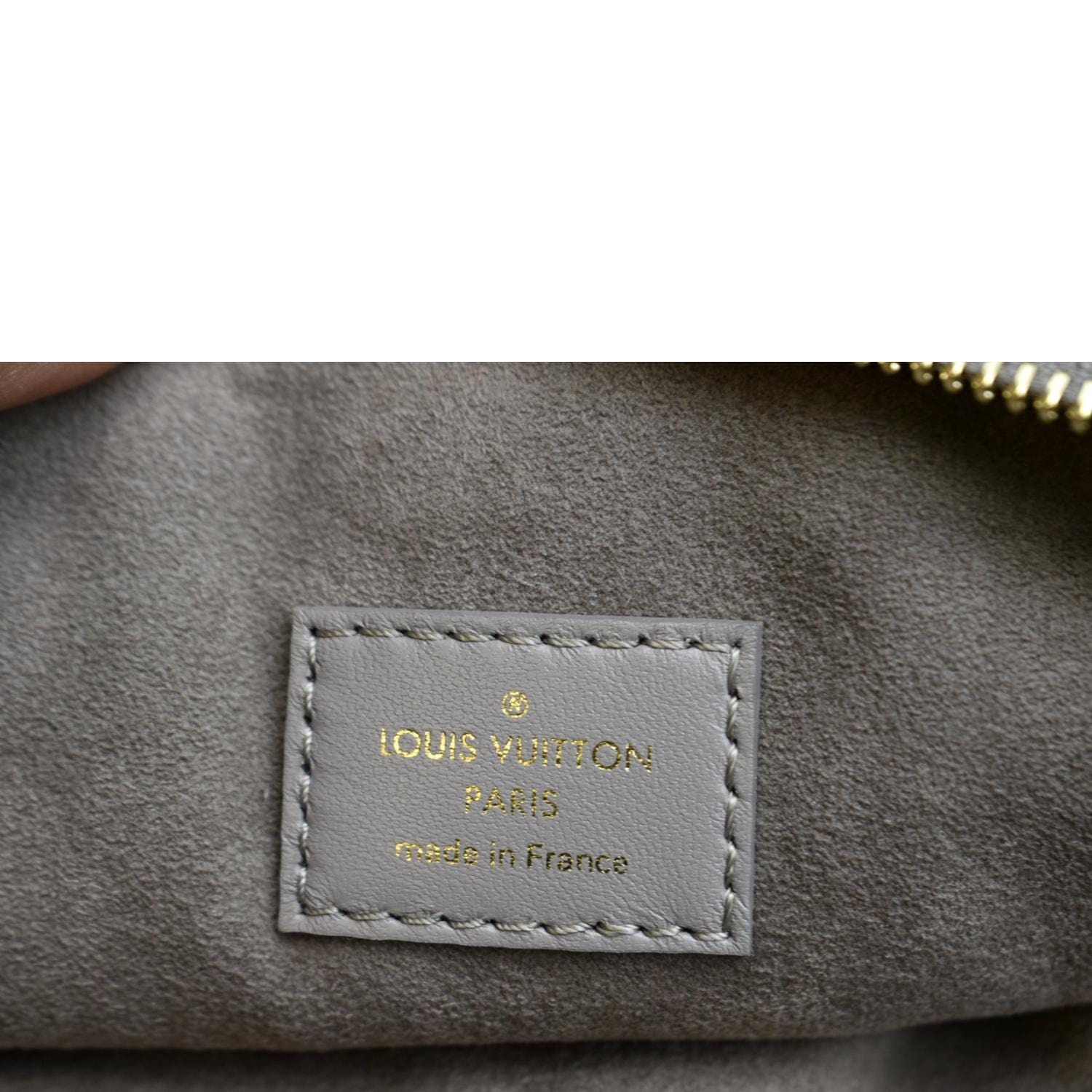 LOUIS VUITTON Coussin PM Monogram Embossed Shoulder Bag Grey