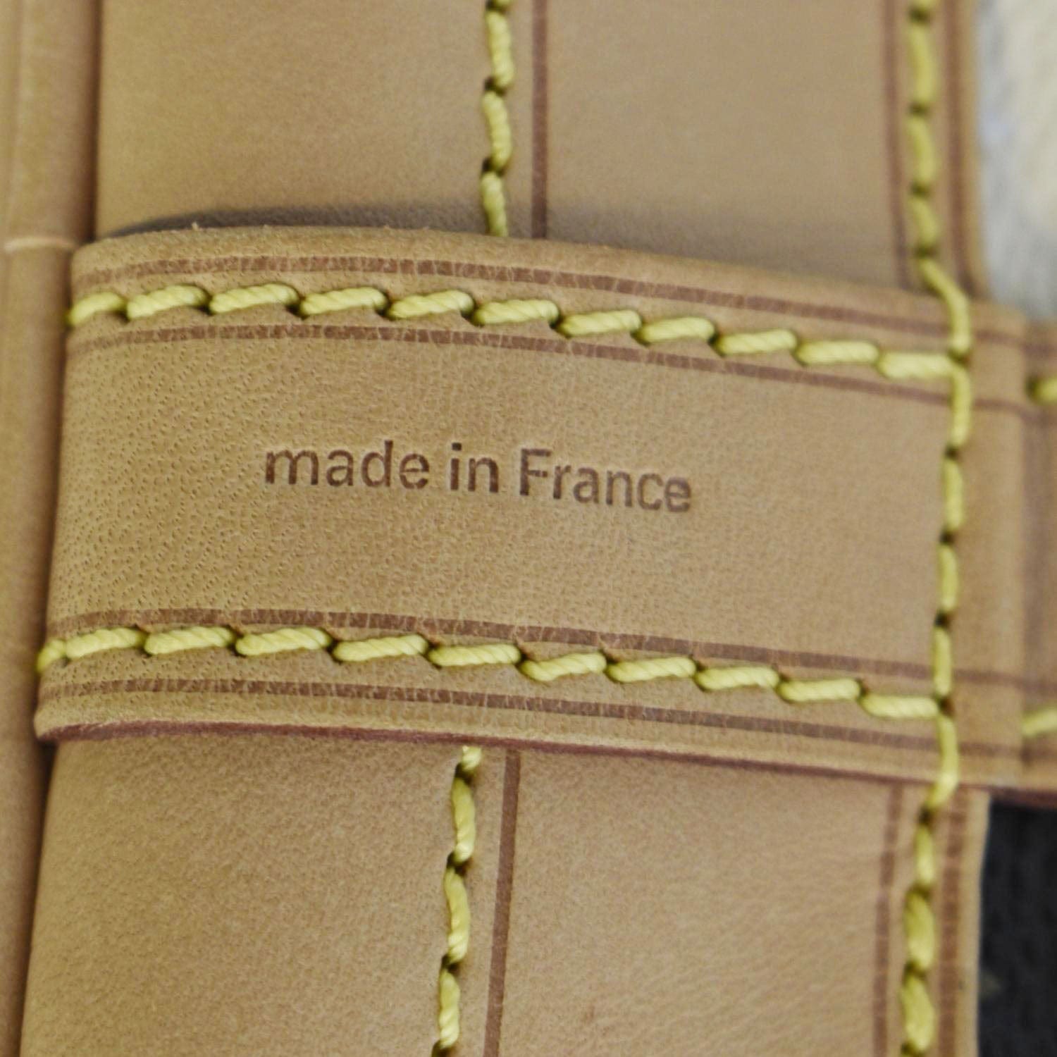 LOUIS VUITTON Noe Monogram Rayures Shoulder Bag Ivory