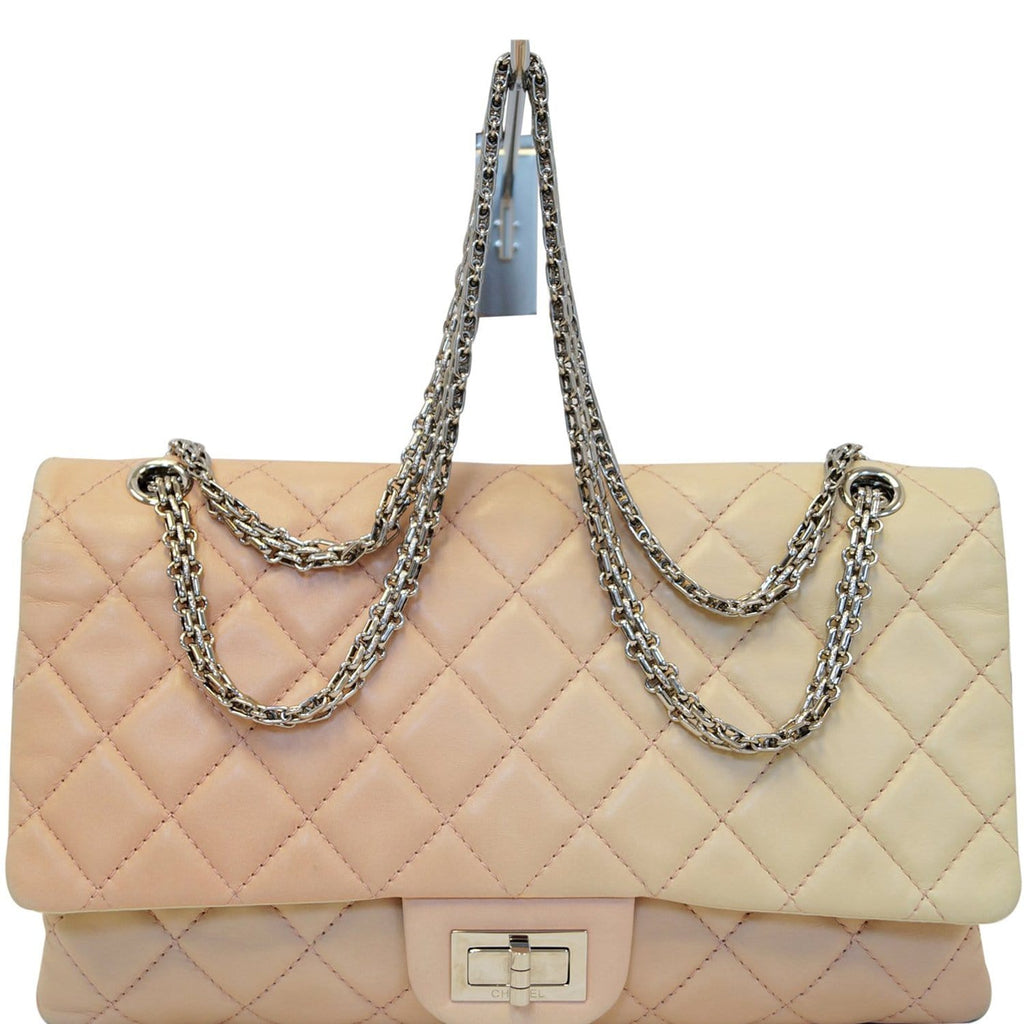CHANEL Reissue Ombre Pink Lambskin Shoulder Bag