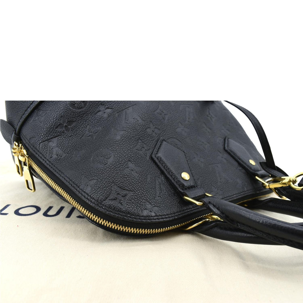 LOUIS VUITTON Neo Alma PM Monogram Empreinte Shoulder Bag Black