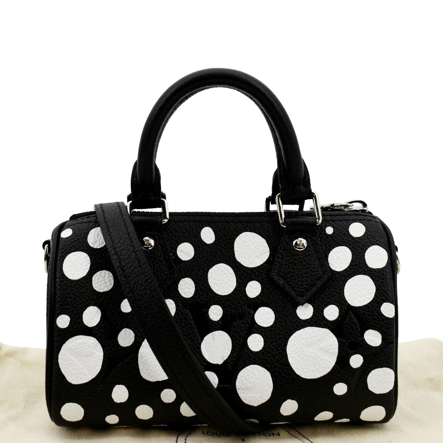 Louis Vuitton LV x YK Nano Speedy Monogram Empreinte Leather Shoulder bag Black/Bicolor
