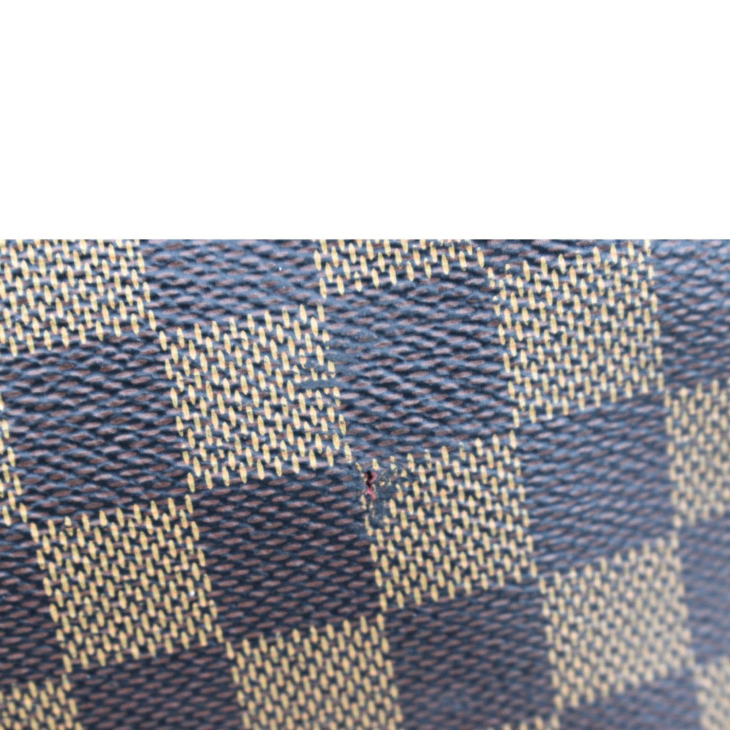 LOUIS VUITTON Neverfull GM Damier Ebene Tote Shoulder Bag Brown