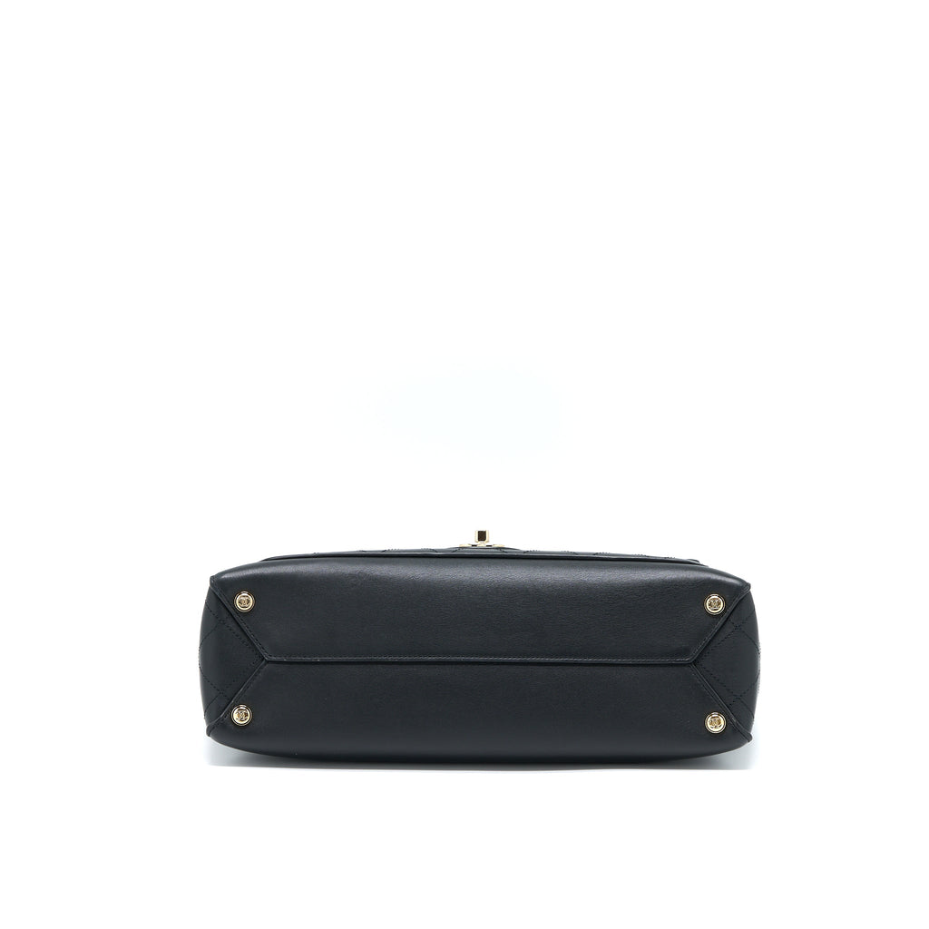 Chanel Tote Bag Lambskin Black L
