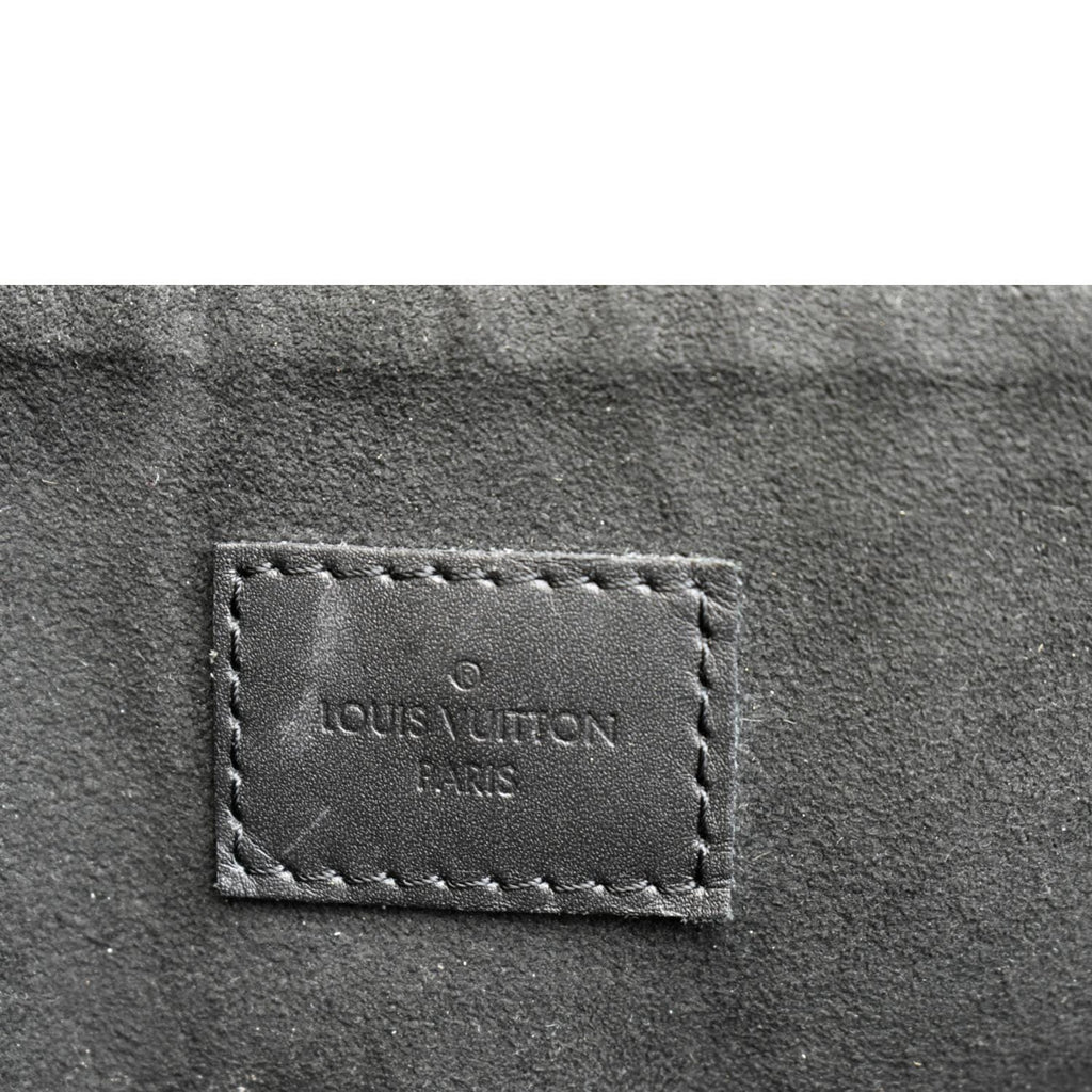 LOUIS VUITTON Flower Zipped MM Monogram Canvas Tote Bag Noir