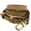 LOUIS VUITTON Leather Shoulder Strap Beige